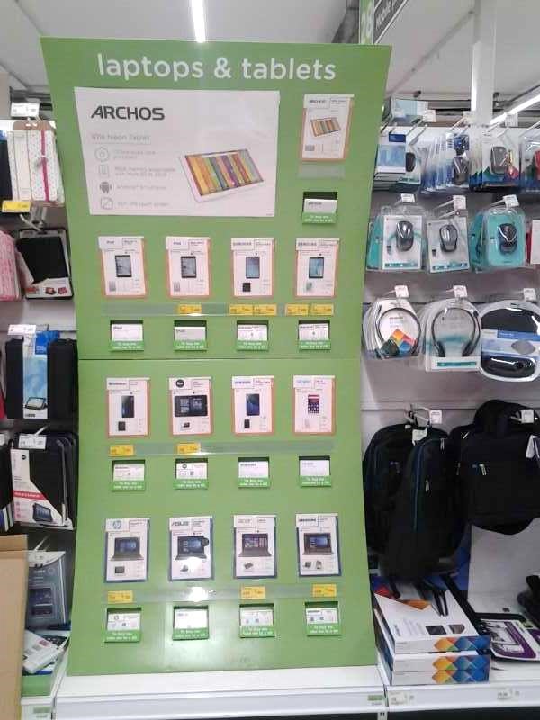 Retail Point of Sale Display for Asda Technology eXPD8