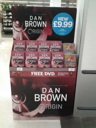 Merchandising for Sainsbury’s for Launch of Dan Brown’s Origin