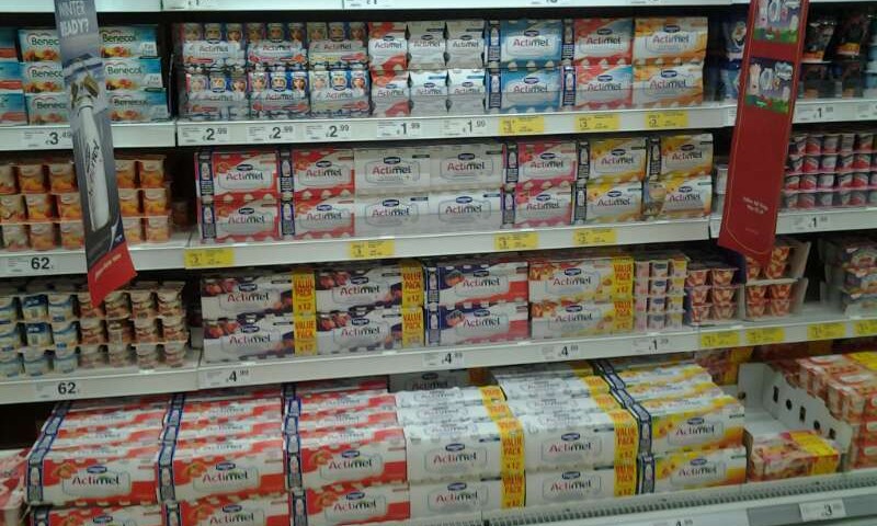 Merchandising & Stock Re-Ordering For Food Brand Danone