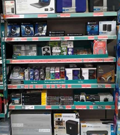 Back To School – Merchandising Dummy Boxes In Seasonal Aisle For JS Technology