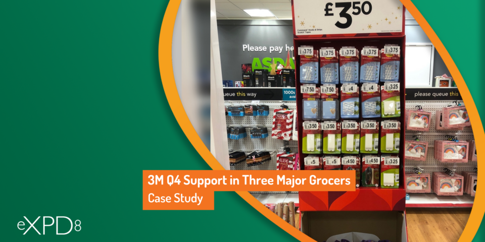 3M Q4 Support in Three Major Grocers