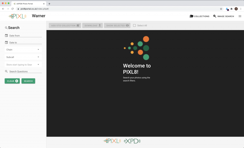PIXL8 Main Interface