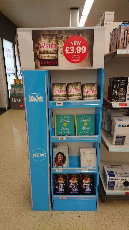 Launch of "The Mister" by E L James in Sainsbury's