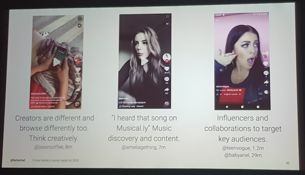 Suze Anderson - social media trends 2020