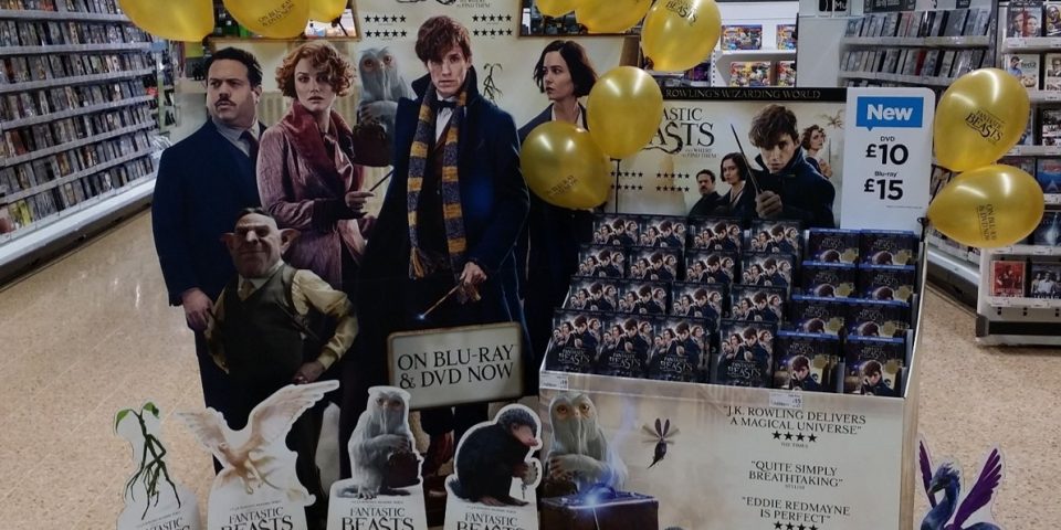 Day 1 Theatrical POS & Visual Merchandising For Film Launch 'Fantatic Beasts & Where To Find Them'